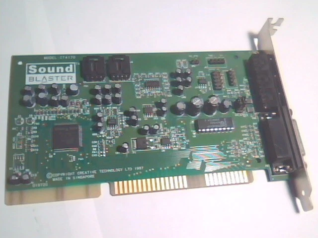 Creative Labs SoundBlaster CT4170 PNP 16-bit ISA Sound Card vintage v1 019720 b
