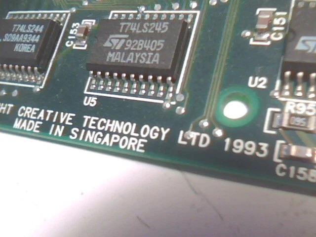 Creative Labs SoundBlaster SB16 MITSUMI CT2700 16-bit ISA Sound Card vintage v1 - image 5