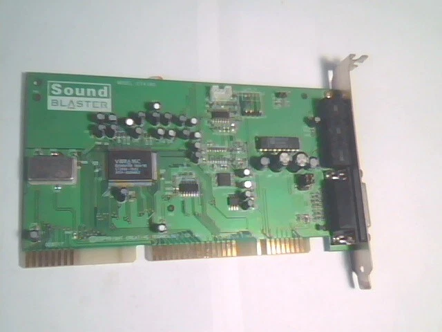 Creative Labs SoundBlaster Vibra16 CT4180 16-bit ISA Sound Card vintage v2