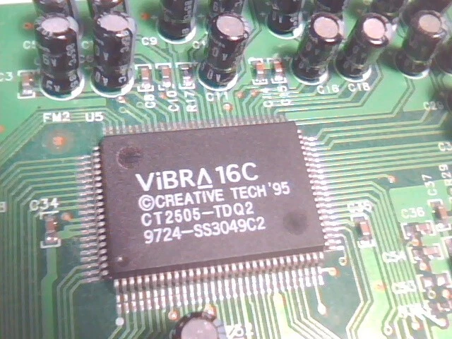 Creative Labs SoundBlaster Vibra16 CT4180 16-bit ISA Sound Card vintage v2 - image 6