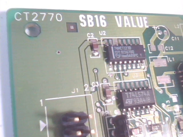 Creative Labs SoundBlaster SB16 Value CT2770 16bit ISA Sound Card vintage v3 - image 4