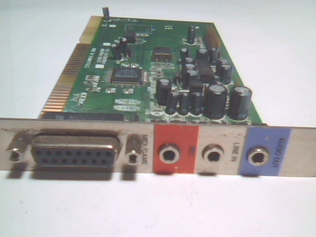 ISA Sound Card vintage Genius K0237014 REV:E Crystal CX4237B-XQ3 - image 3