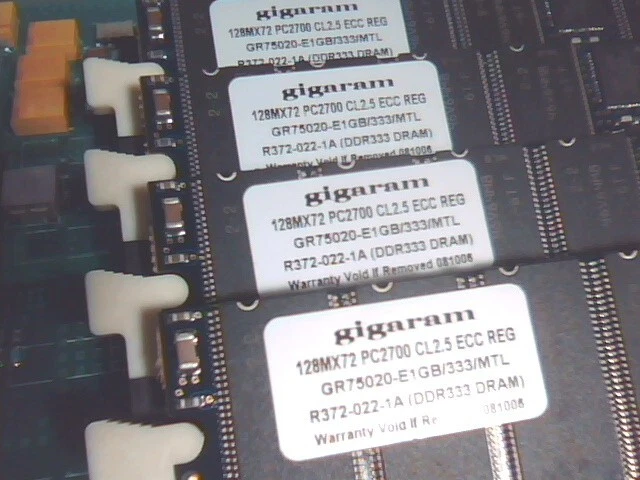 Nortel NTRY54AA Processor Blade 600-107-8 Dual IBM970 1.8GHz GC2PB0HFAA - image 8