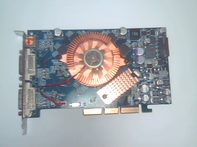 Video Graphics Card AGP 8X 6AD3V13 BFGR6600GTOC 6600 6600GT 128M Galaxy