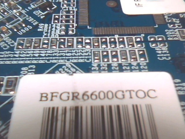 Video Graphics Card AGP 8X 6AD3V13 BFGR6600GTOC 6600 6600GT 128M Galaxy - image 7