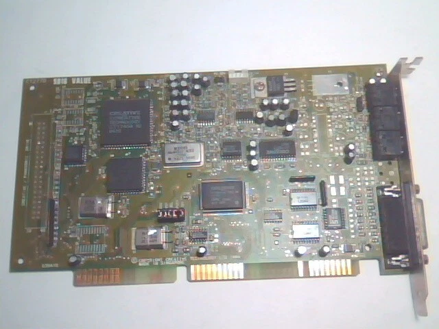 Creative Labs SoundBlaster SB16 Value CT2770 16bit ISA Sound Card vintage v3 411