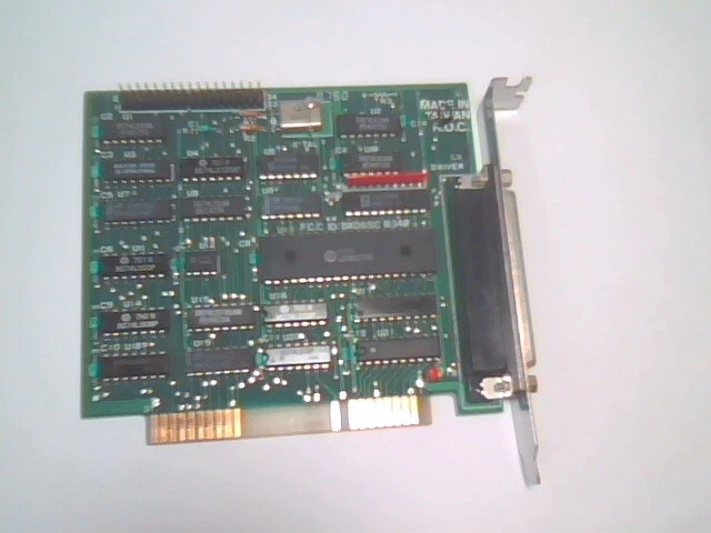 Copam 340A 8-bit Floppy Controller Card external port 1987 vintage IBM PC clone