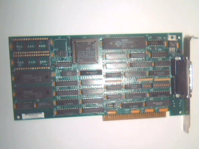 Fraser's Hill Ltd FHL-7124 NIC Card vintage 1993 serial 16MHz 186 80186