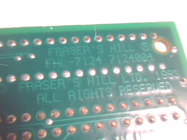Fraser's Hill Ltd FHL-7124 NIC Card vintage 1993 serial 16MHz 186 80186 - image 12