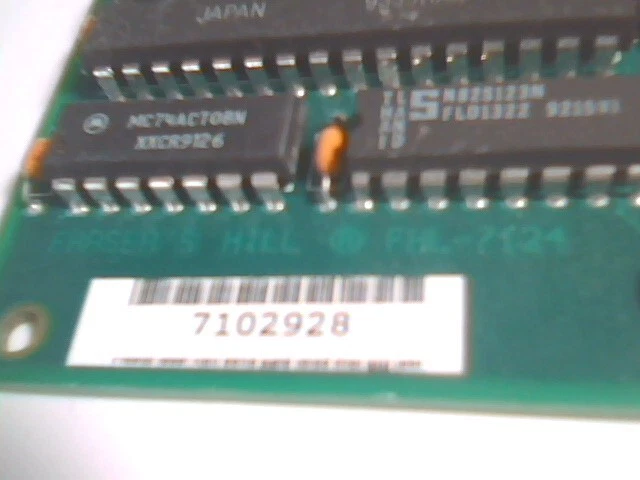 Fraser's Hill Ltd FHL-7124 NIC Card vintage 1993 serial 16MHz 186 80186 - image 4