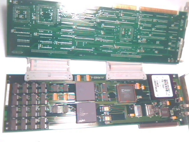 Vintage ISA Video Compression Processing card Intel P-EDGA11 P-EDGA12 AM95C71 - image 2