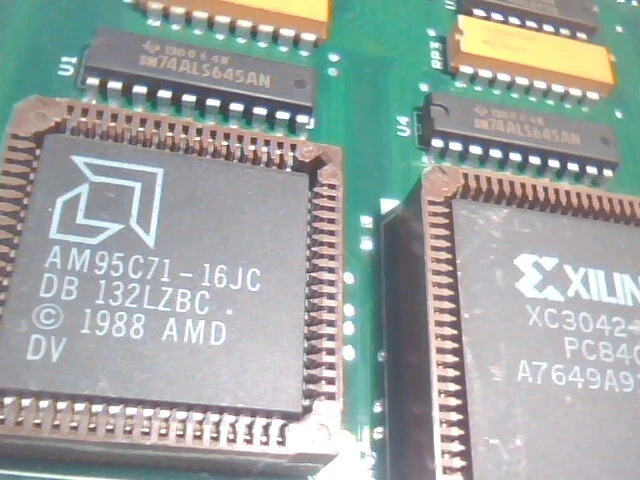 Vintage ISA Video Compression Processing card Intel P-EDGA11 P-EDGA12 AM95C71 - image 11