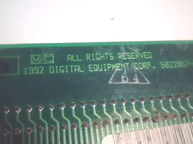 Vintage ISA bus slot extension riser card 3-slot 16-bit 8-bit DIGITAL 5022507-01 - image 6