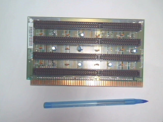 Vintage ISA bus slot extension riser card 4-slot 16-bit 8-bit IBM FRU 73G4485