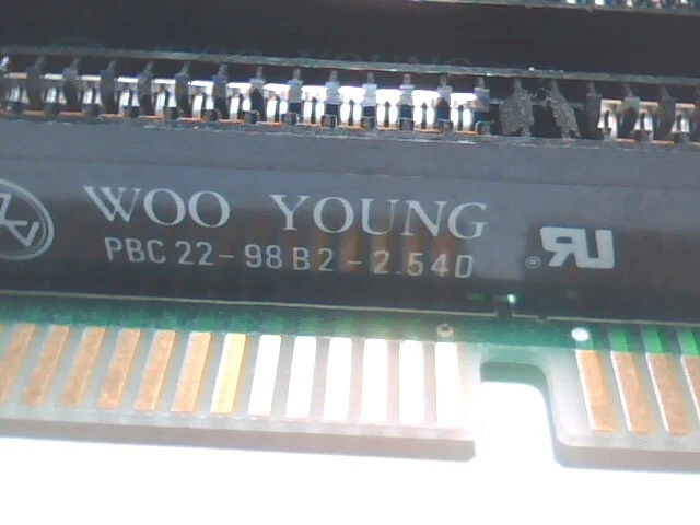 Vintage ISA bus slot extension riser card 5-slot 16-bit 8-bit - image 3