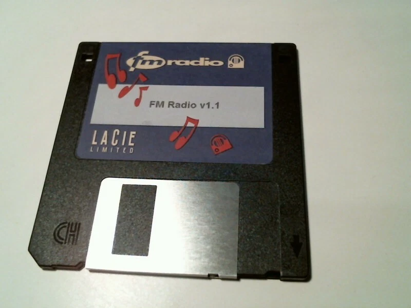 FM Radio V1.1 Lacie Limited 1996 - 3.5" floppy disk