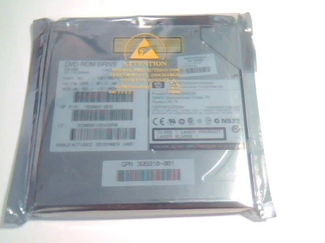 HP DVD-ROM Drive DV-28E 397928-001 1977067V-47 01-C.AB 168003-9D6 8X Slim NEW