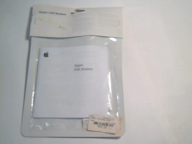 Apple USB Modem MA034Z/A (MA034ZA) 56 Kbps New In Original Packaging