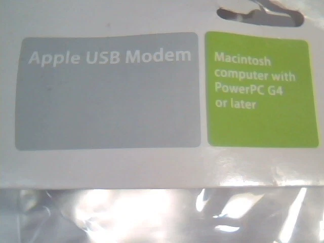 Apple USB Modem MA034Z/A (MA034ZA) 56 Kbps New In Original Packaging - image 4
