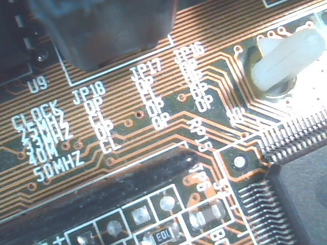 486 Motherboard MV035 7 ISA slots coin battery 50MHz 3V OPTI 802 AMI Perle 494 - image 9