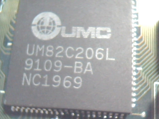 386 Motherboard 386SX-16 Baby-AT UMC 82C336 5MB RAM Coin Battery AMI XCMOS SETUP - image 9