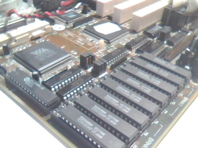 486 Motherboard FIC 486-PIO3 Socket3 P75 133 MHz PCI coin battery VIA LOADED - image 2