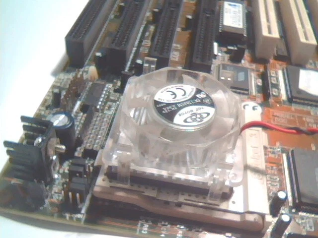 486 Motherboard FIC 486-PIO3 Socket3 P75 133 MHz PCI coin battery VIA LOADED - image 3