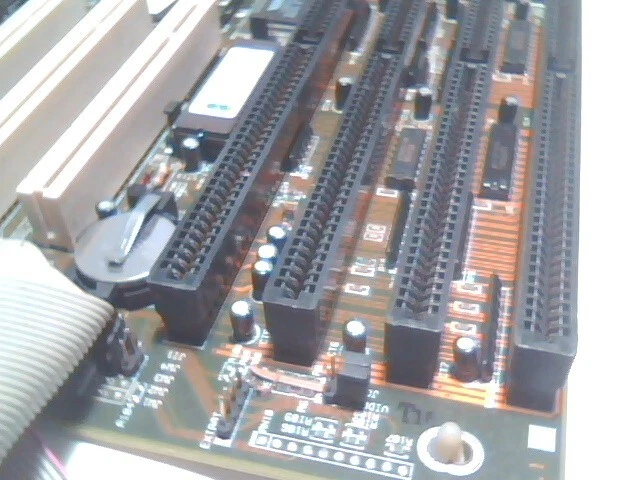 486 Motherboard FIC 486-PIO3 Socket3 P75 133 MHz PCI coin battery VIA LOADED - image 5