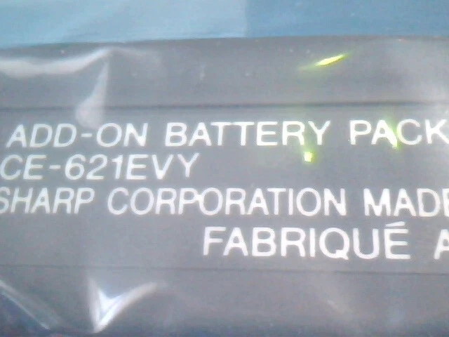 Laptop Battery vintage Sharp CE-621EVY 15V 9.6V DC 2.2AH for PC-6220 NEW - image 4