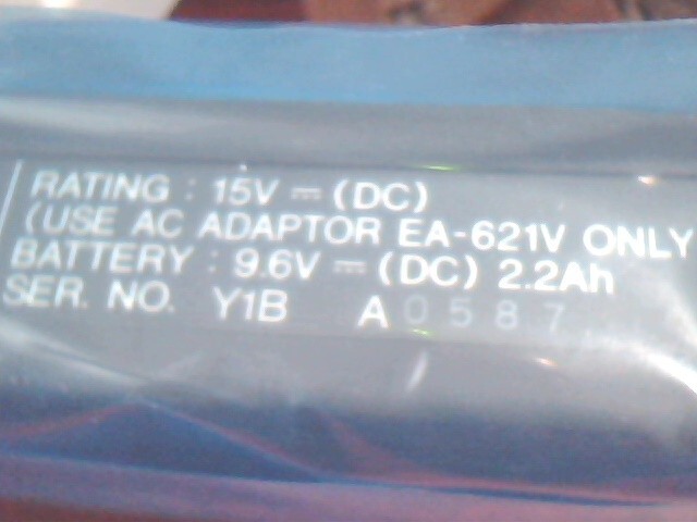 Laptop Battery vintage Sharp CE-621EVY 15V 9.6V DC 2.2AH for PC-6220 NEW - image 5