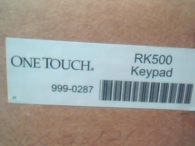One Touch OneTouch RK500 Keypad 999-0287 Security Code 2way speech communication - image 4