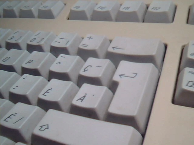 Apple Extended Keyboard II M3501 BCGM3501 825-2031-A FRENCH white ALPS Ireland - image 3