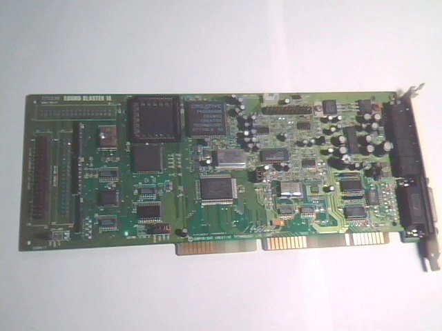 Creative Labs SoundBlaster 16 CT2230 PNP 16-bit ISA Sound Card vintage v2