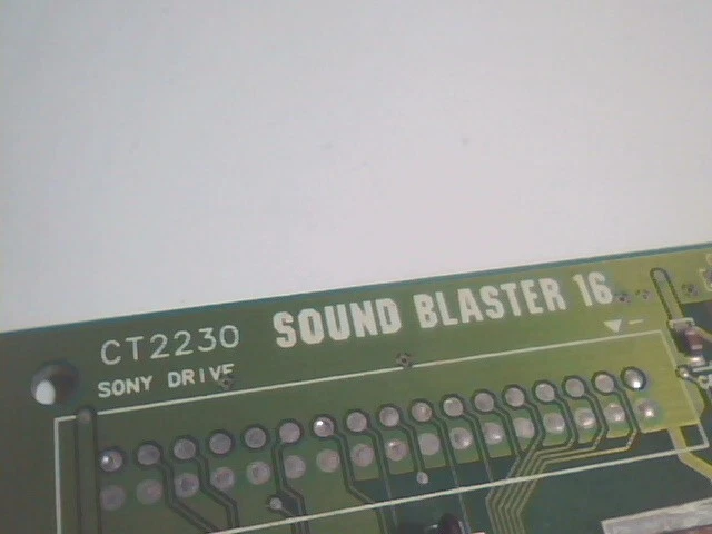 Creative Labs SoundBlaster 16 CT2230 PNP 16-bit ISA Sound Card vintage v2 - image 4