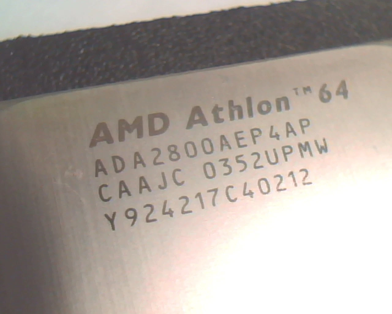 CPU computer chip AMD Athlon 64 ADA2800AEP4AP CAAJC - image 2