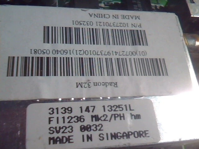 ATI Radeon 7200 32MB 32M AGP Video Card 109-73700-20 - image 3