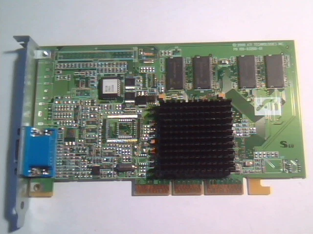 Video Card AGP ATI Rage 128 PRO 109-63200-01/ no comp