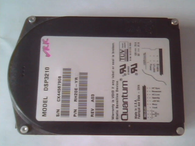 Hard Disk Drive SCSI Quantum DSP3210 RH20E-YR A03 50pin