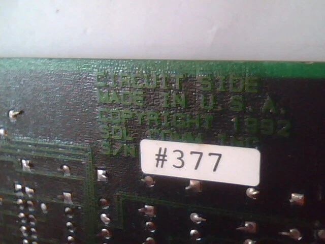 SDL Comm Inc V.35 ISA Card NEC D72103 ISC FX-E1 RevC - image 6