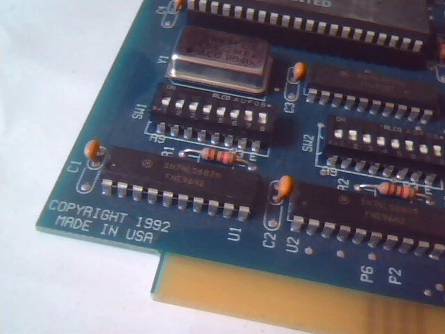 Sealevel COMM+2/EX 3087 RevB ISA Card RS-232 RS-422 dual port IC113C - image 2