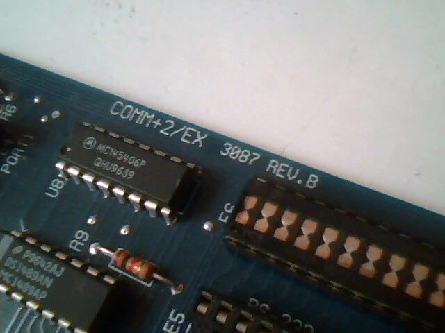 Sealevel COMM+2/EX 3087 RevB ISA Card RS-232 RS-422 dual port IC113C - image 3