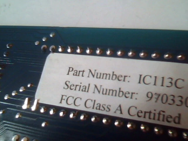 Sealevel COMM+2/EX 3087 RevB ISA Card RS-232 RS-422 dual port IC113C - image 7