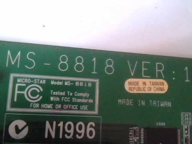 AGP Video Card Micro-Star MS-8818 Ver1 32MB - image 2