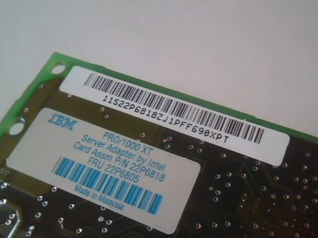 IBM Intel PRO/1000 XT Server Adapter 22P6805 C22896-001 - image 4