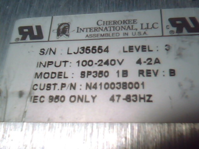 Cherokee SP350 1B RevB Power Supply N41003801 Nokia - image 4