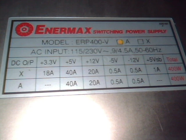 Enermax ERP400-V A Power Supply Hot-Swap - image 4