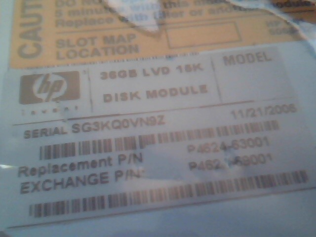 Hard Drive HP 9X6006-031 36GB LVD 15K P4624-63001 - image 4