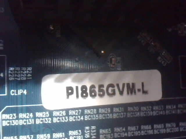 Motherboard P4 Mercury PI865GVM-L P1865GVM-L 3GHz 512M - image 4