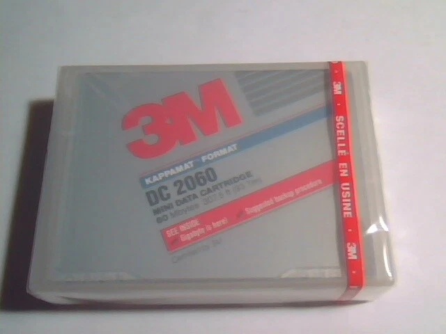 DC2060 DC 2060 3M Mini Data Cartridge Tape Irwin 60MB
