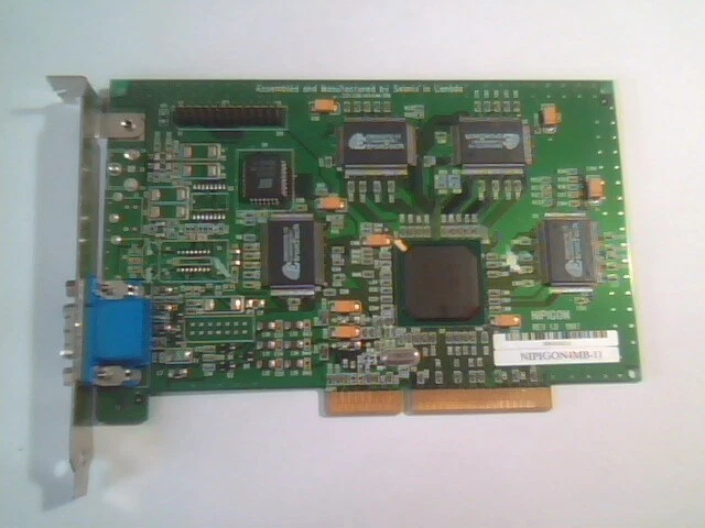 Seanix AGP Video Card Nipigon Canada Nvidia RIVA128 4MB